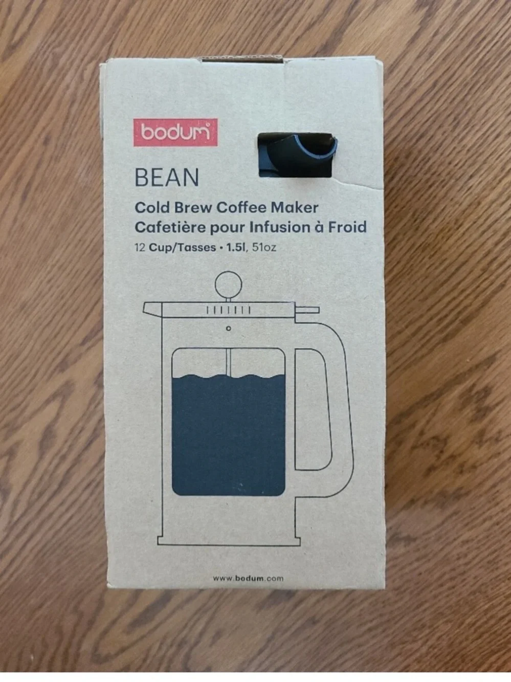 Bodum Cold Brew Coffee Maker 12 Cups.